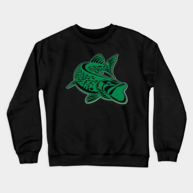 3D Pike Crewneck Sweatshirt by Fisherbum